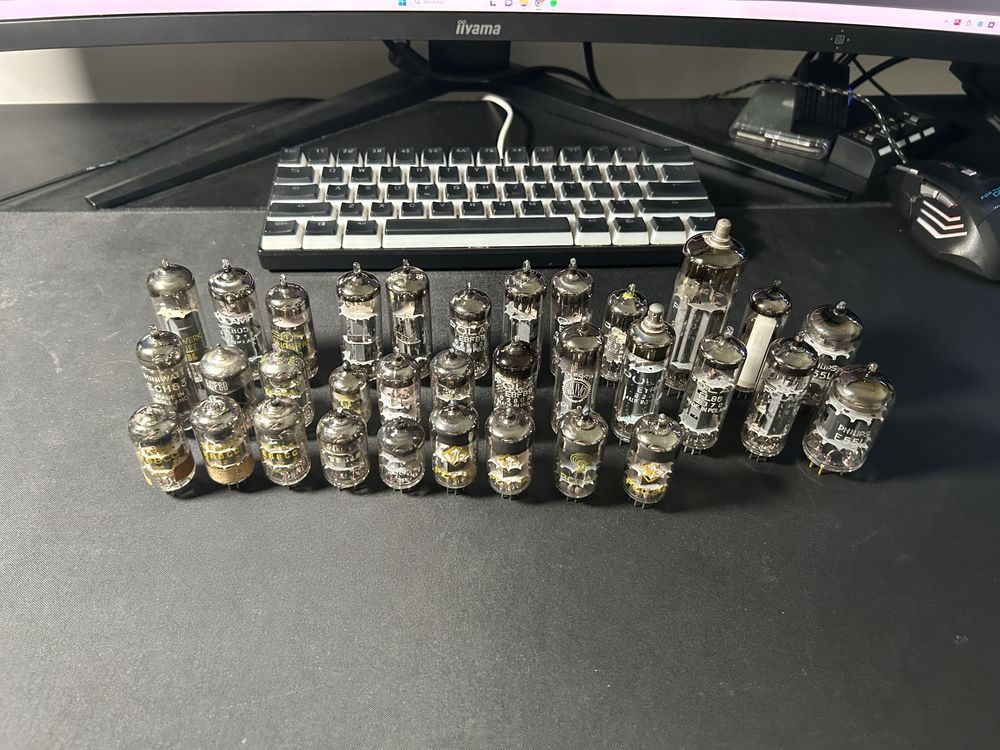 Lampy elektronowe: audio, E88CC, E55L, POLAMP, TESLA, TELEFUNKEN