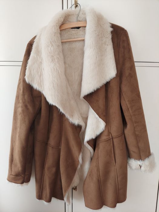 Lekki kożuszek ze skóry ekologicznej M/L