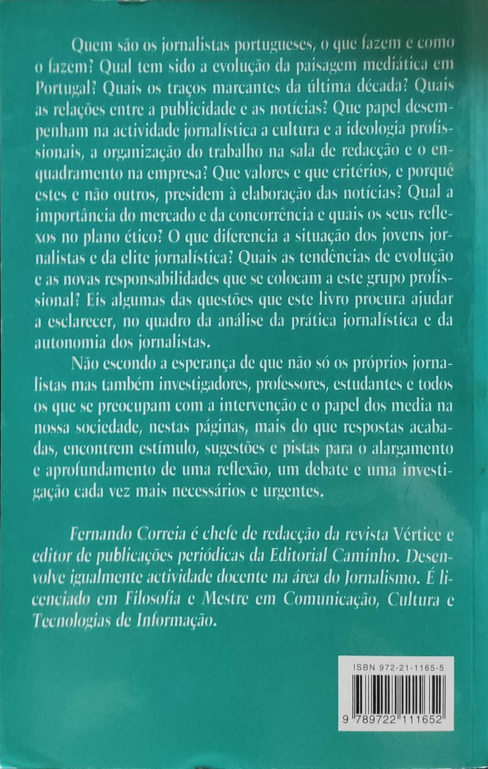 Livro Ref: PVI - Fernando Correia - Os Jornalistas e as Noticias