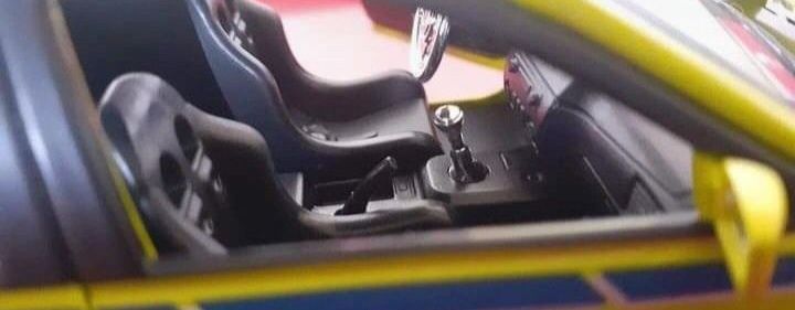 Mitsubishi evo fast & furious escala 1:24