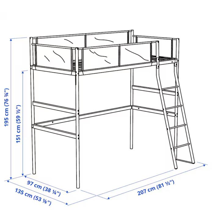 Lóżko antersola ikea