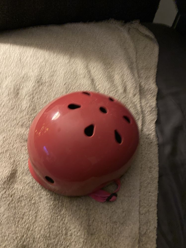 Kask różowy dziecięcy 55-58cm