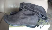 Damskie buty wiosenno jesienne za kolano