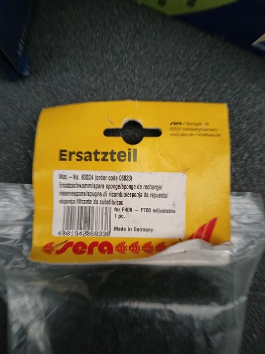 Gąbka do filtra sera