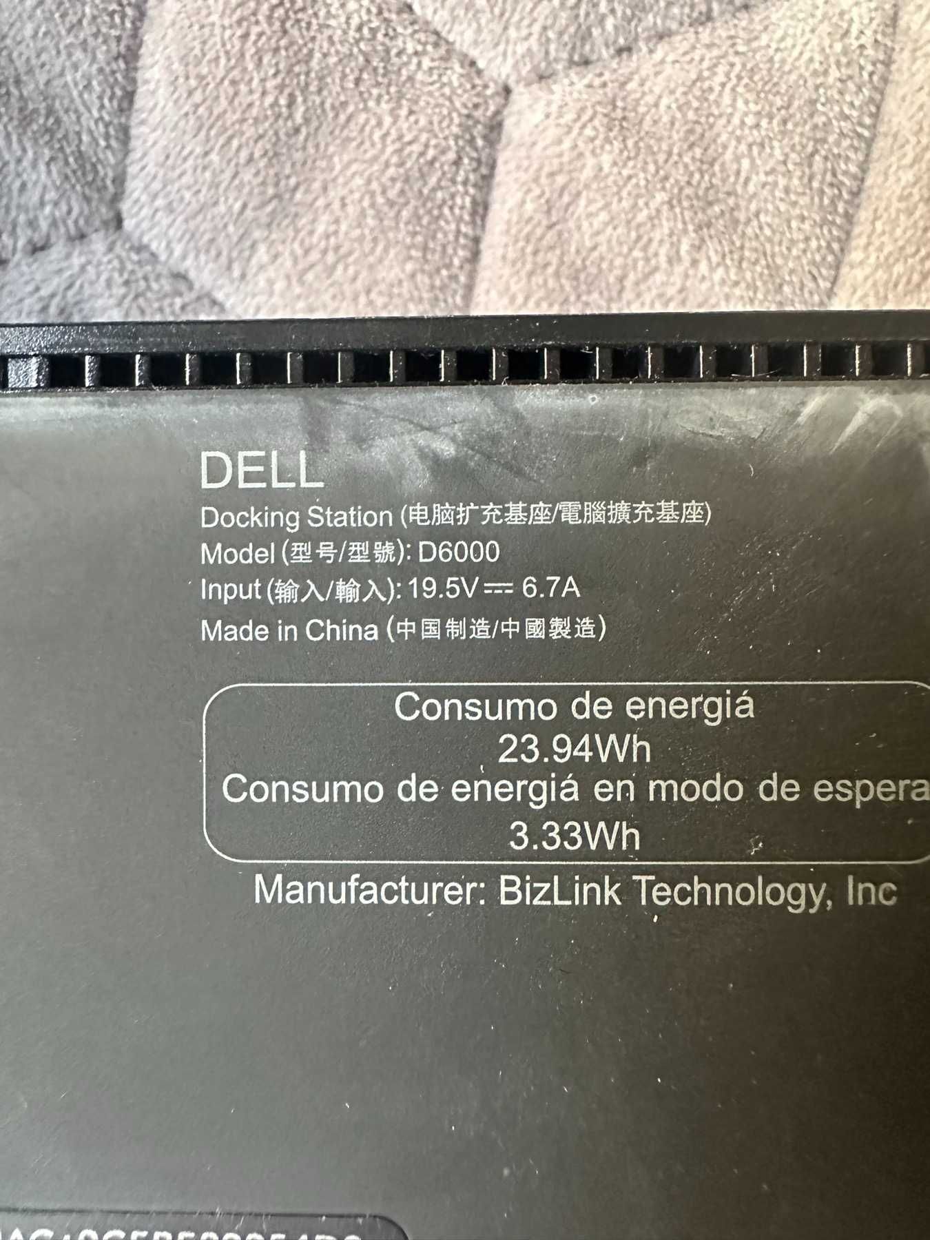 Док-станція Порт-реплікатор Dell USB 3.0 Universal Dock D6000 Оригінал