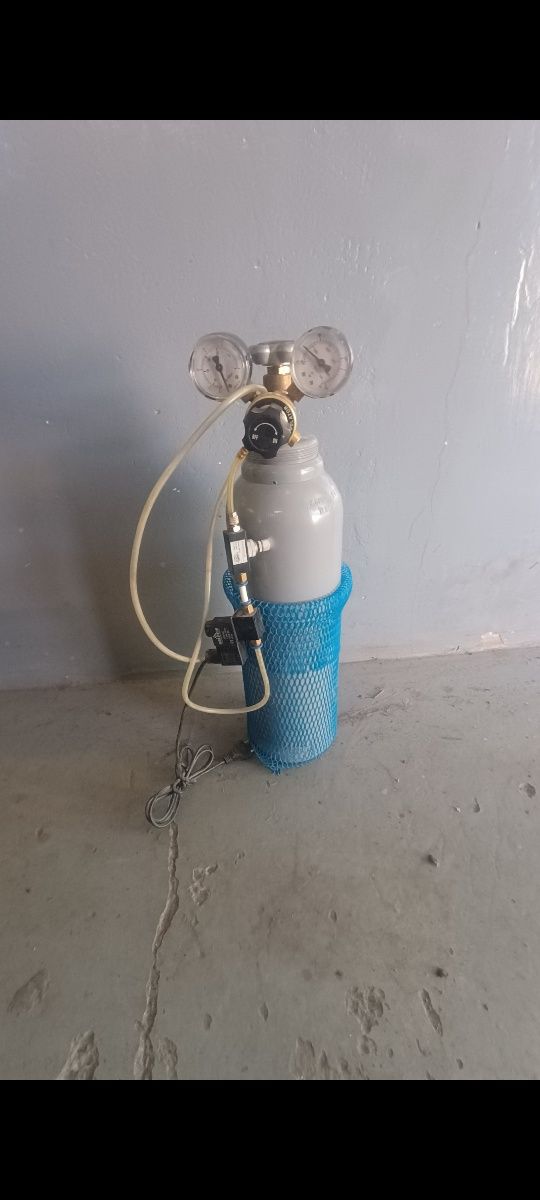 Butla CO2 5l z elektrozaworem i reduktorem