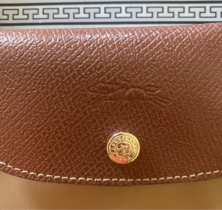 Mala Longchamp Cognac L