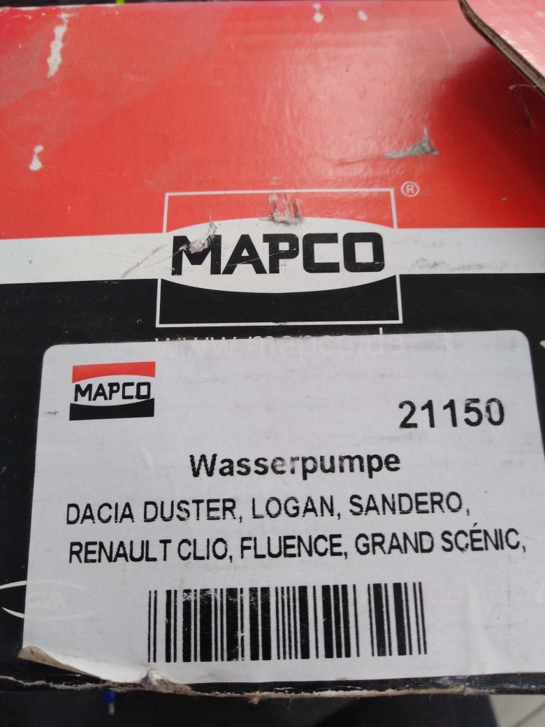 Нова помпа до автомобіля MAPCO GERMANY 8002626034