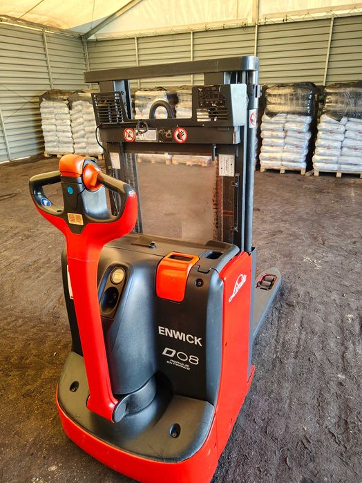 Linde D08 paleciak, wózek paletowy, masztowy, elektryczny, sztaplarka