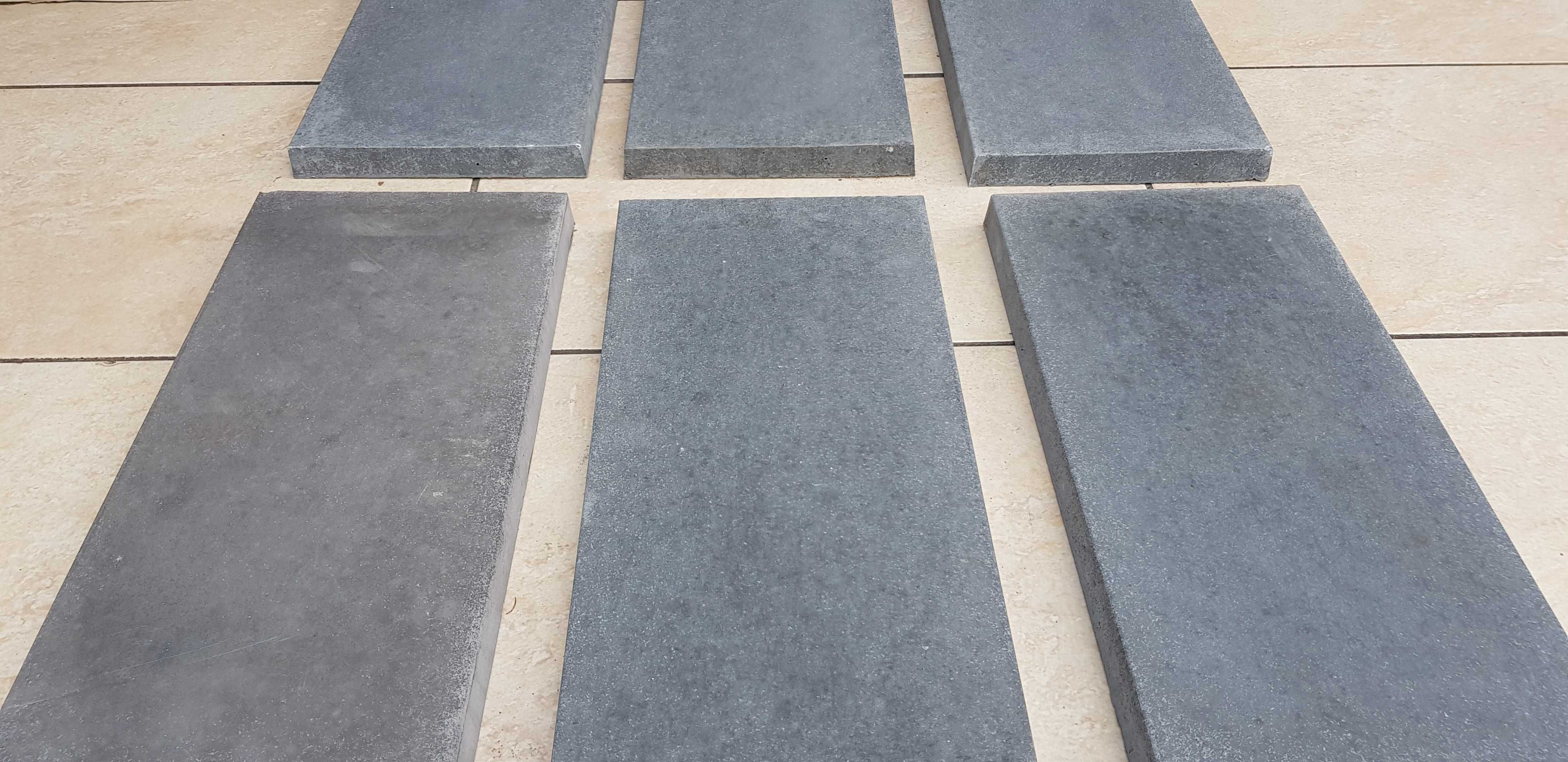 Daszki betonowe płaskie 24x50 na murki słupki ogrodzeniowe PRODUKCJA