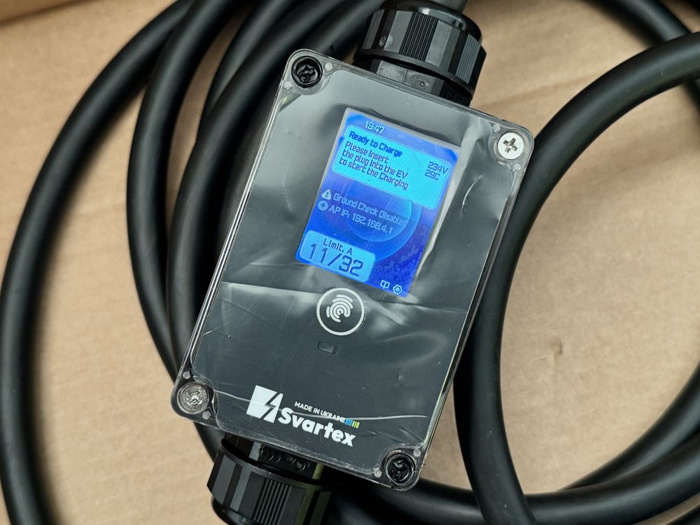 Зарядний пристрій GBT 7 кВт 32а універсальний Svartex, EVEUS