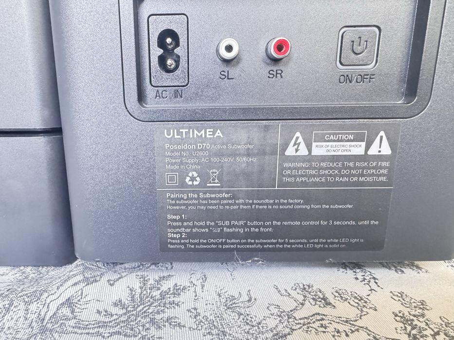 Barra de Som Ultimea Poseidon D70