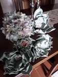 Flores acetinadas