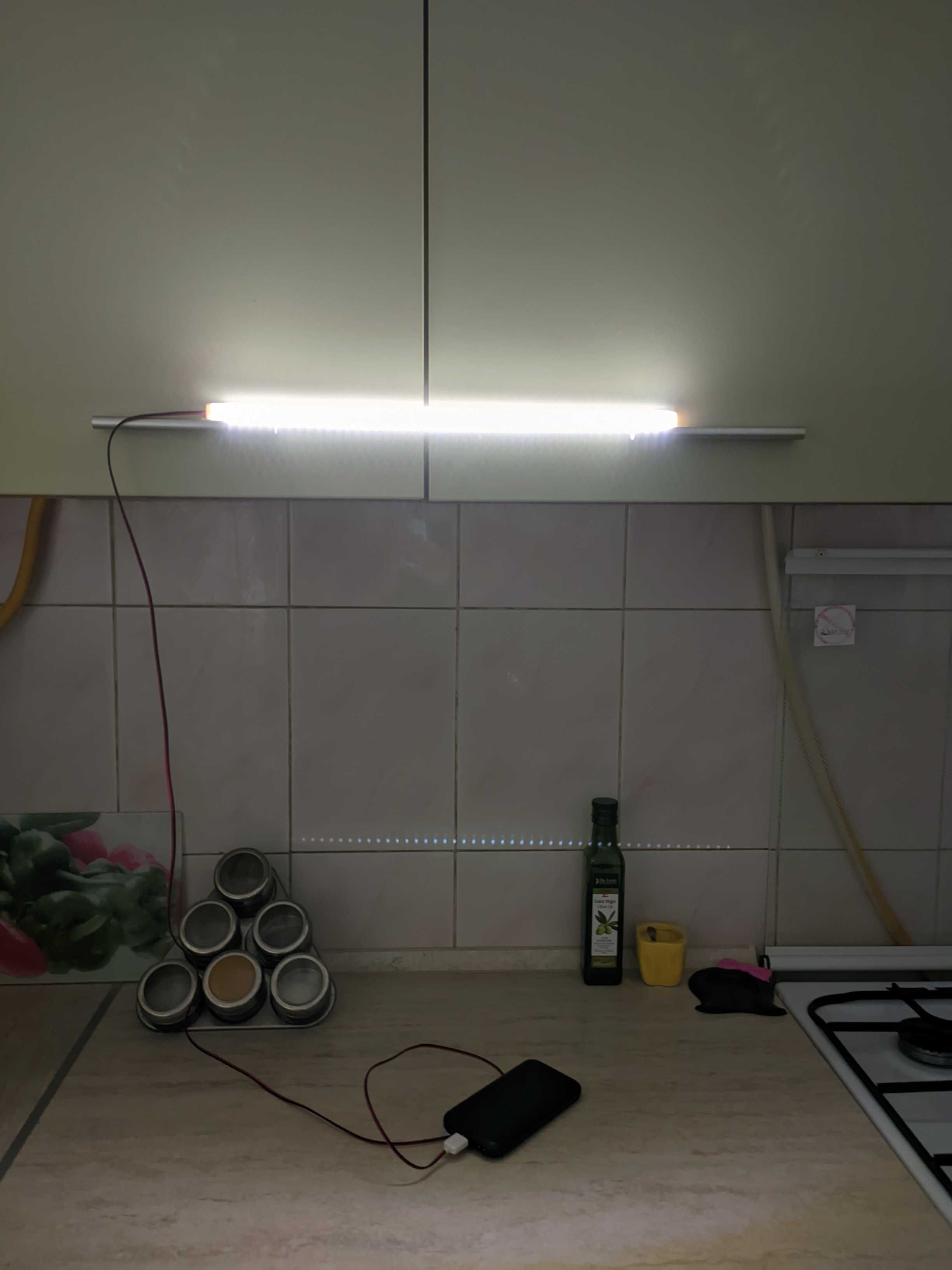 Лампа Лед (led), 5 V, працює від power bank (USB)