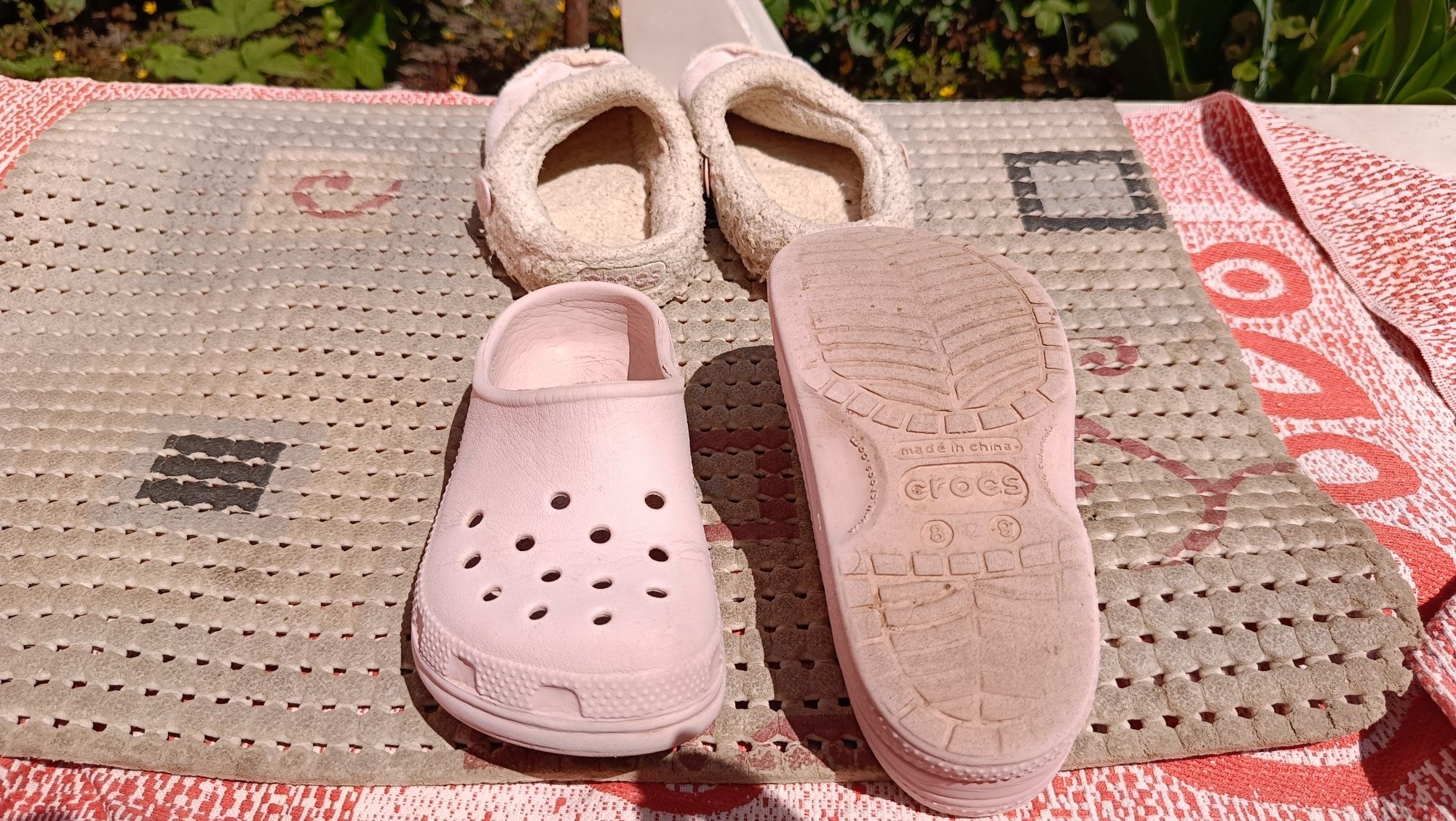 Crocs с меховой вставкой С8/9 25-26 размер