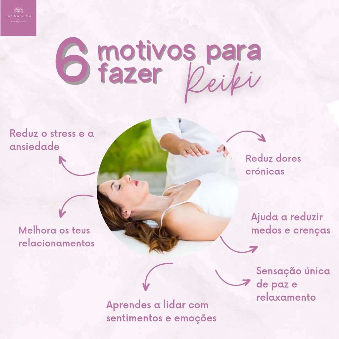 Terapia de Reiki - Presencial ou online