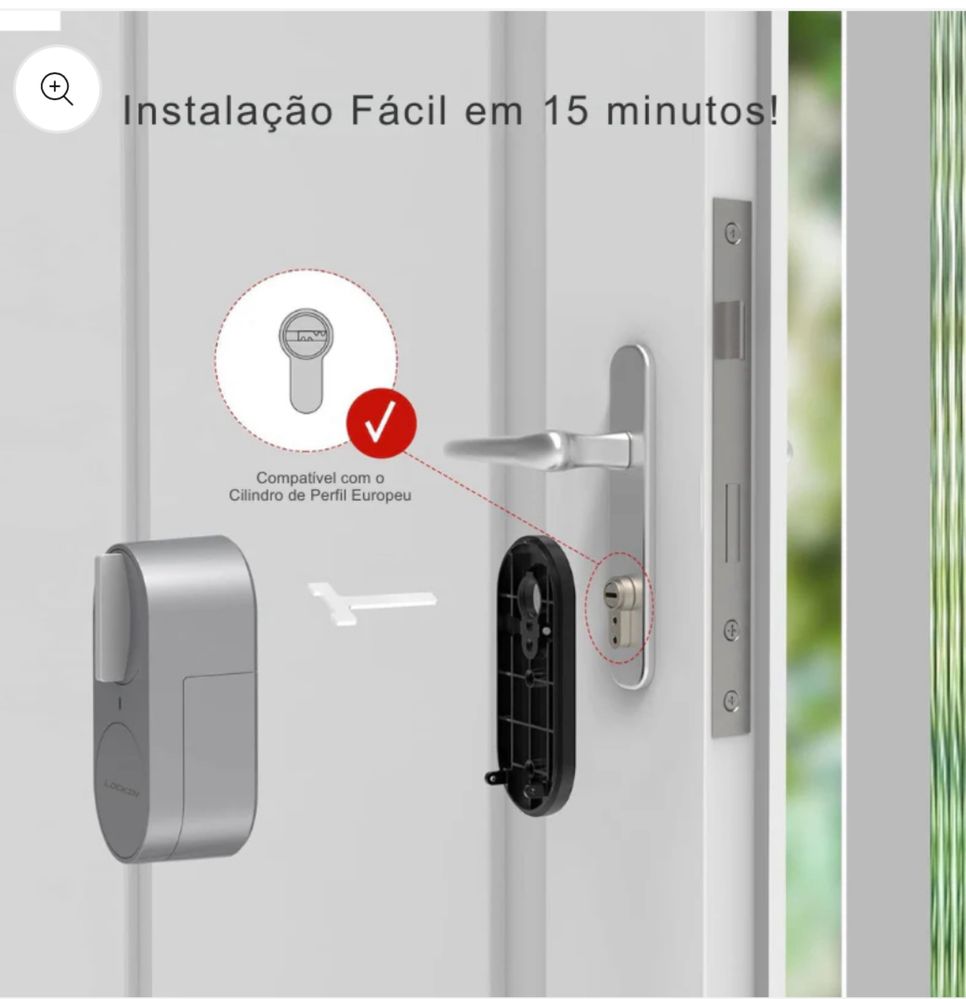 Fechadura inteligente Lockin Smart G30 com teclado PRO