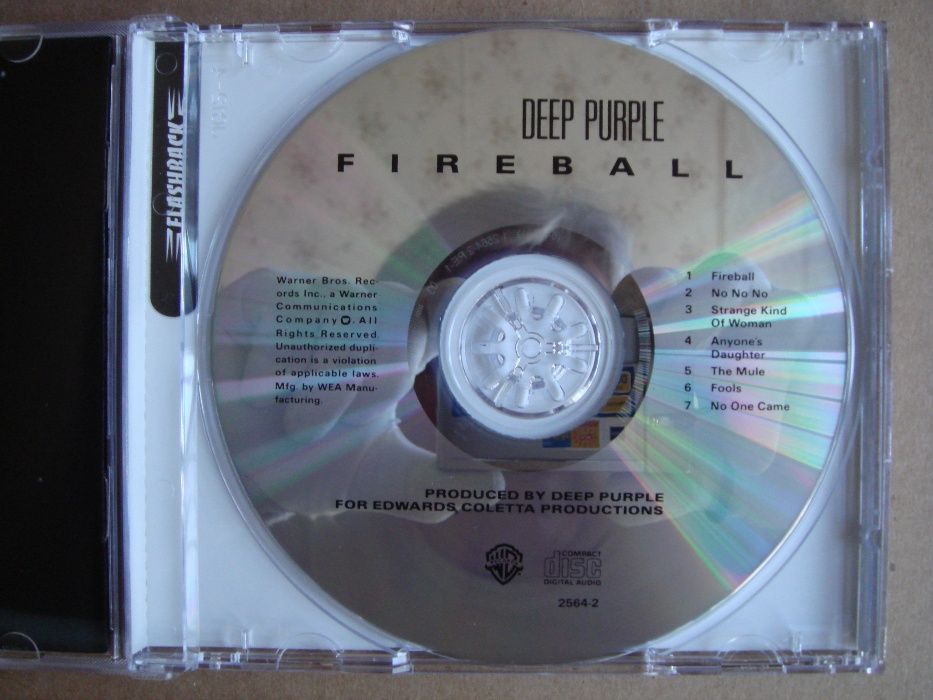 CD Deep Purple - Fireball (1971) Американское издание