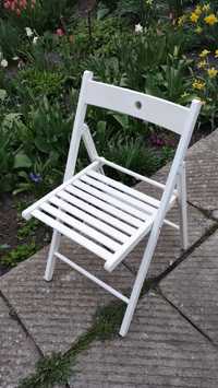 Стул стілець розкладний раскладной белый білий Sven Свен