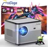 PROGAGA PG550W Projetor Auto Foco Full HD 1080P 4K Android WiFi