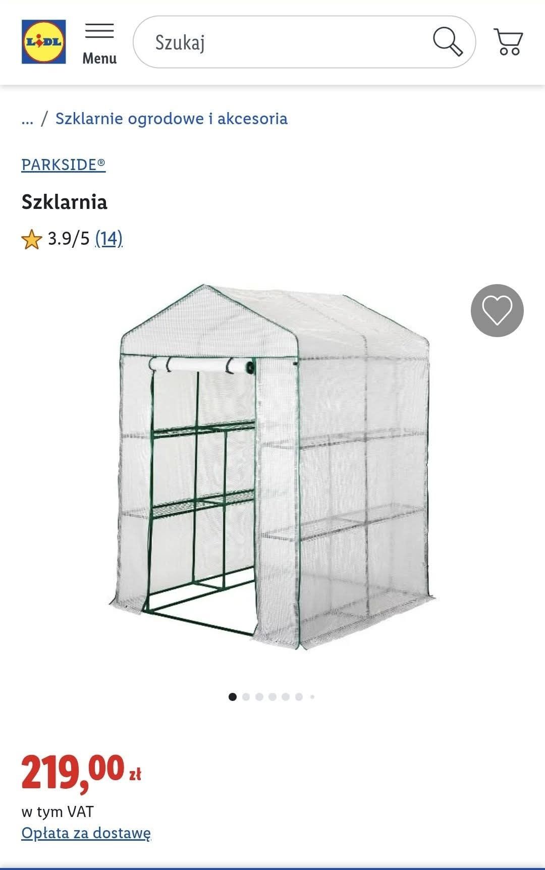 Nowa szklarnia ogrodowa lidl