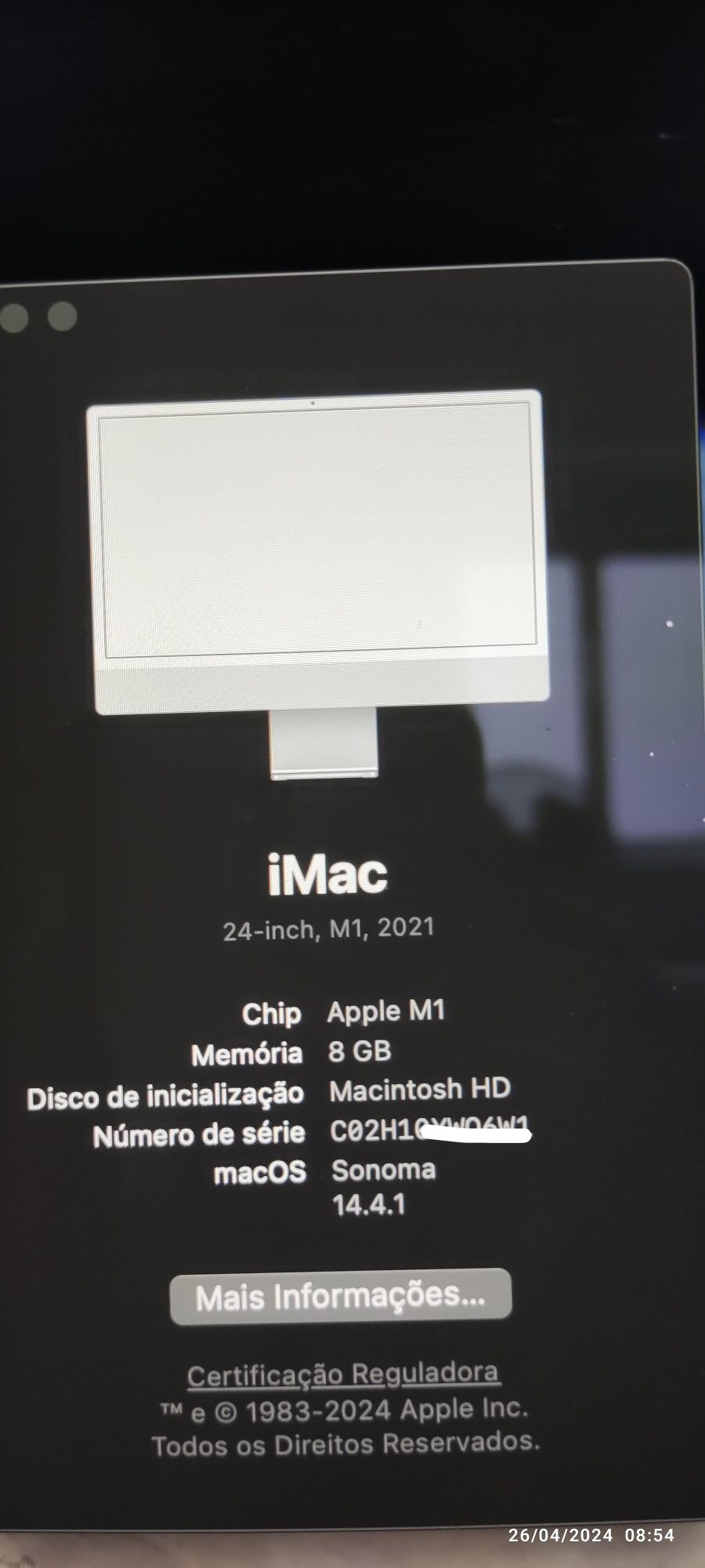 Imac m1 como novo.