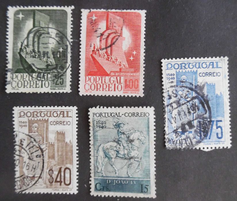 Selos Portugal 1940-  Centenário Fundação Incompleto
