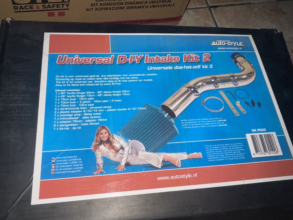 Filtro ar e tubo admissão universal