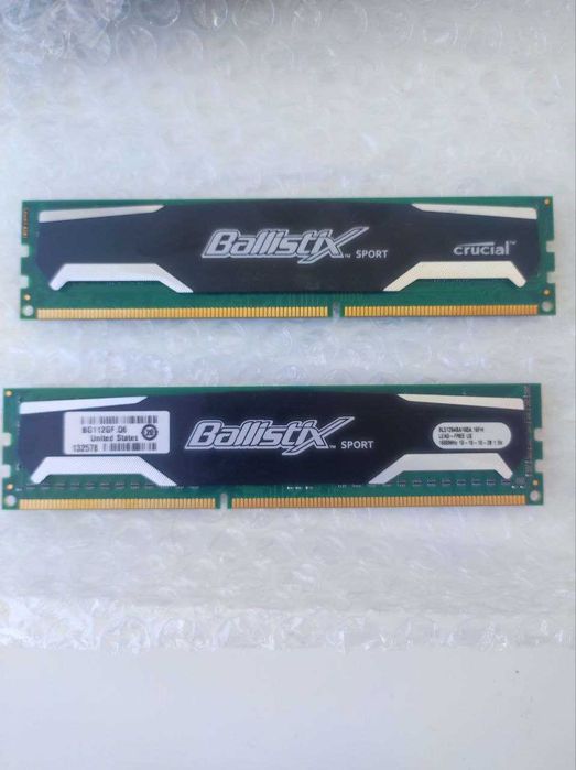 Оперативна пам'ять 2*4Гб DDR3-1600 Crucial Ballistix Sport б/в