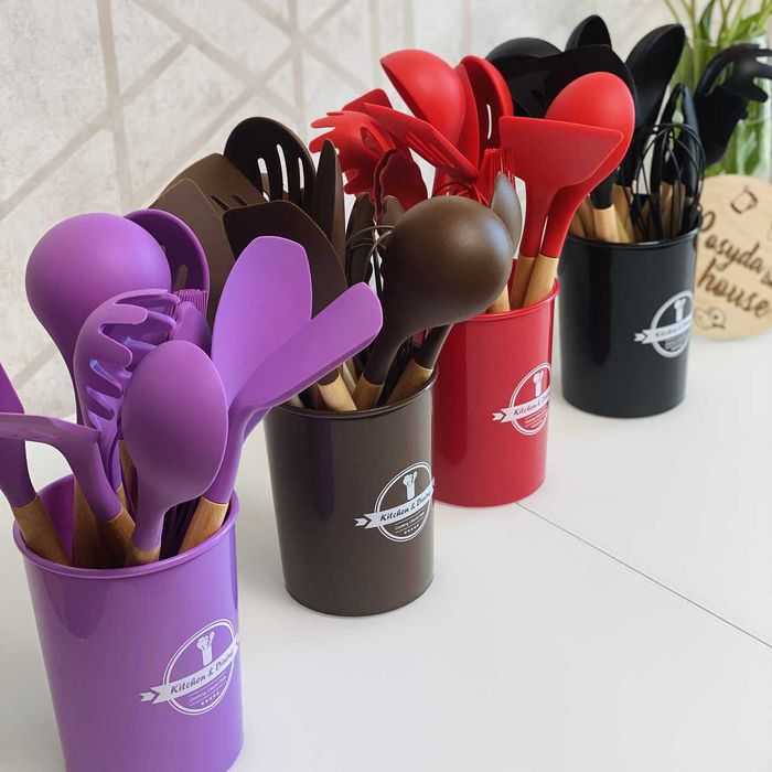 Силіконовий кухонний набір 12 предметів