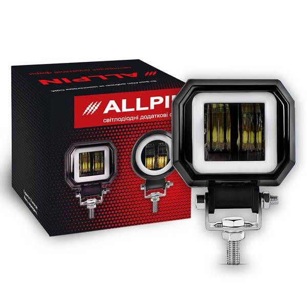 Світлодіодна led Фара фари з дхо ALLPIN 24W 2400lm ват СТГ протитуманн