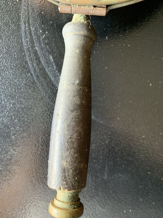 Frigideira em cobre torrar cafe