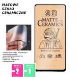 Szkło ceramiczne matowe NIEPĘKAJĄCE do IPHONE 16PLUS/15PLUS/14 PRO MAX