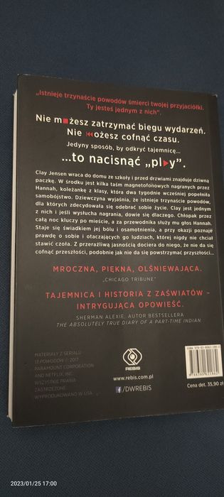 Książka 13 powodów