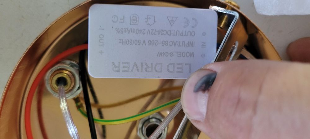 Lampa LED wisząca podwójna