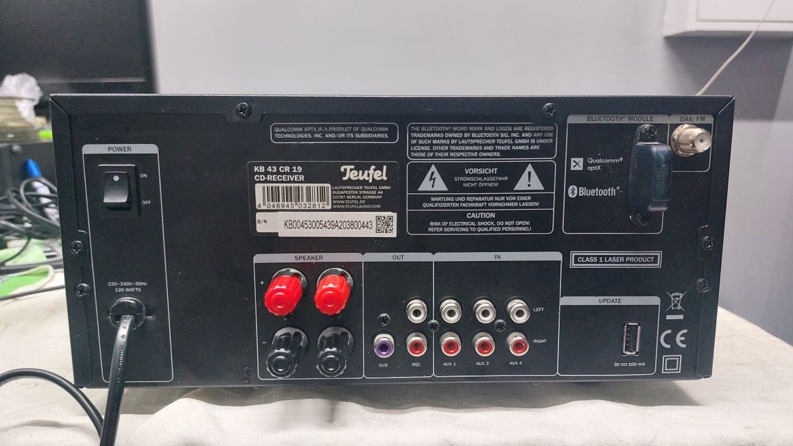 Ресивер Teufel CD USB Bluetooth aux fm