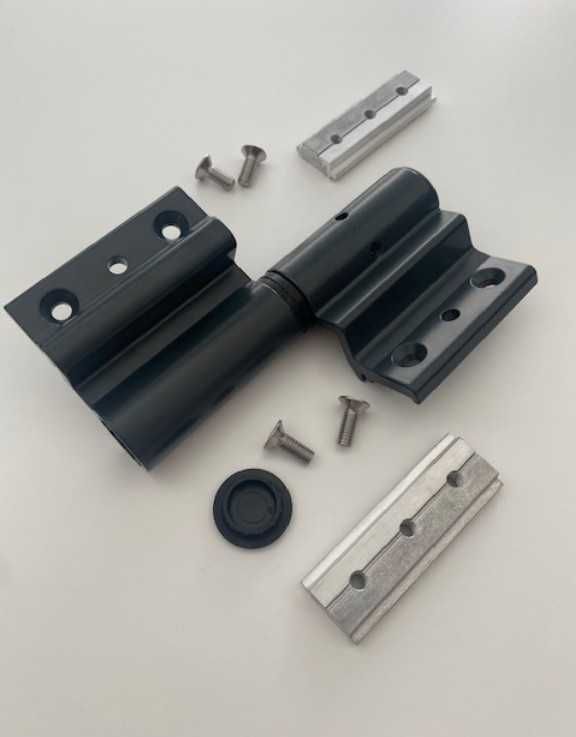 Brama drzwi panelowe aluminiowe techniczne gospodarcze garażowych 40mm
