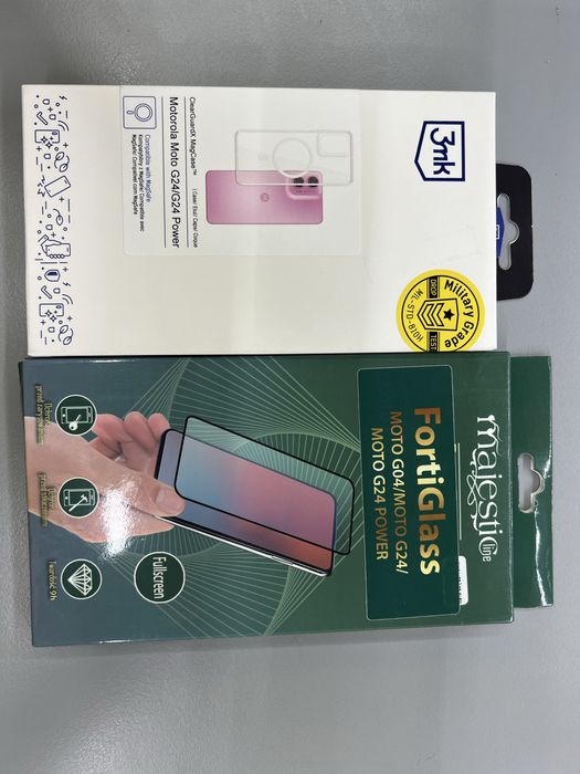 Etui Motorola G24/G24 Power + szklo hartowane