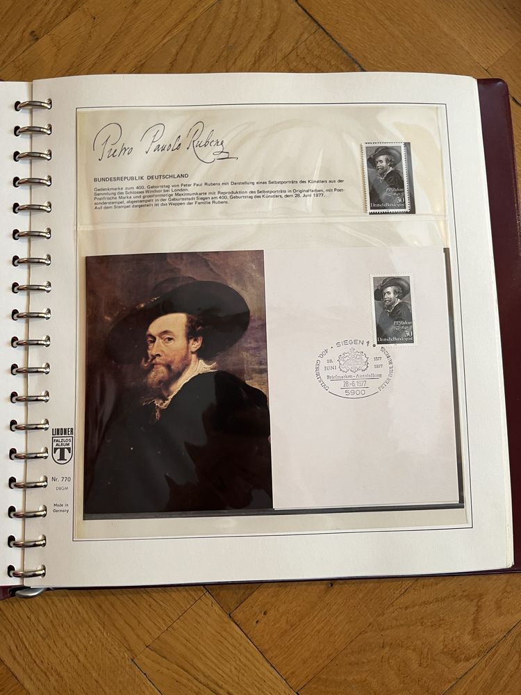 Albumy ze znaczkami znaczki Peter Paul Rubens
