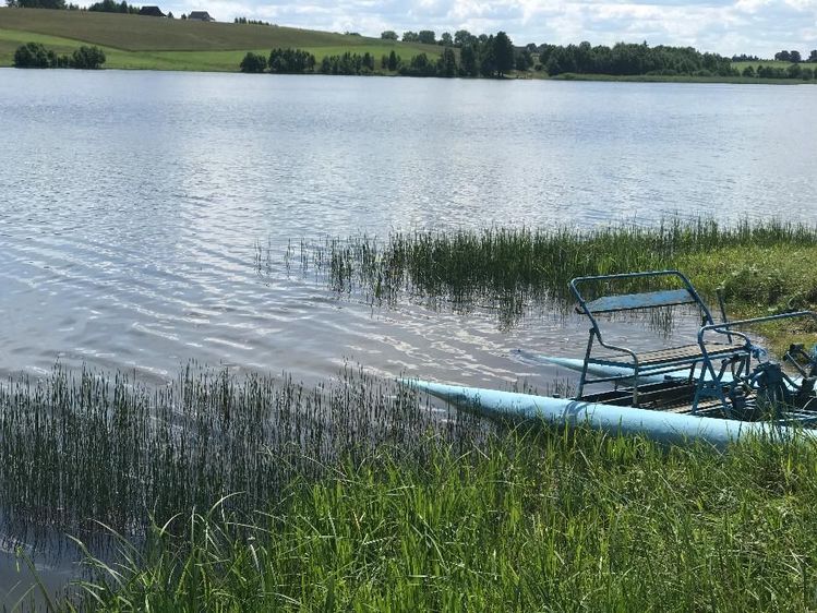 Domek dom letniskowy nad jeziorem, Kaszuby, możliwość wyżywienia