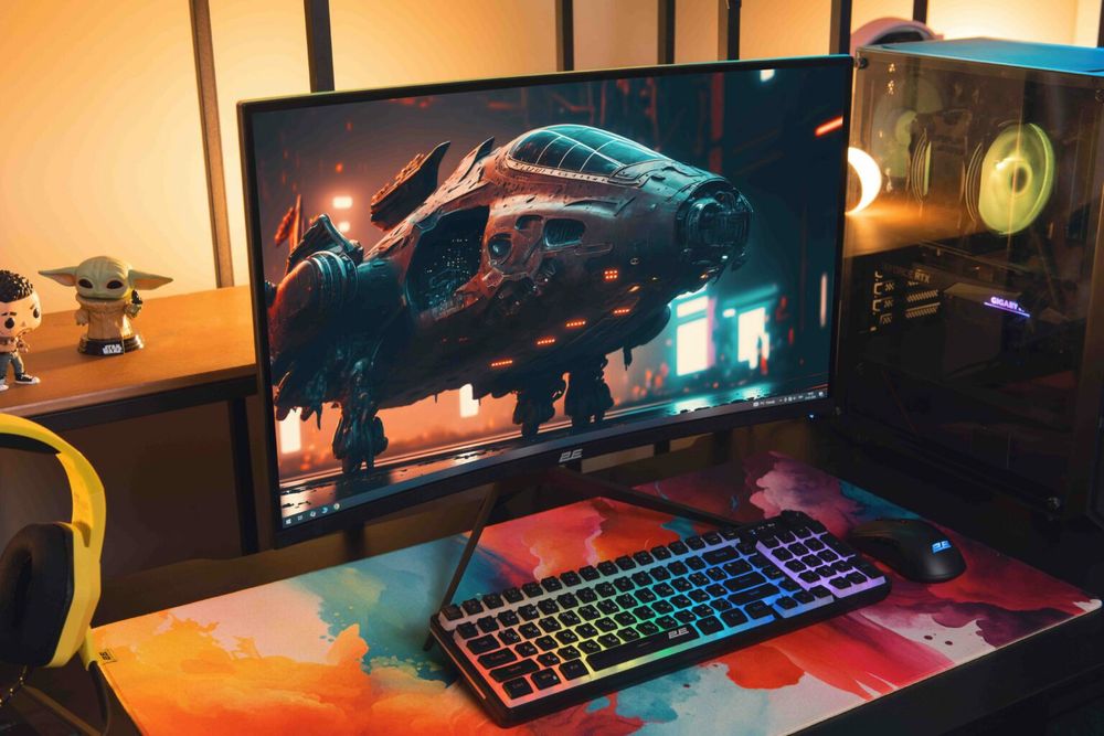 Продам игровой монитор 2E GAMING G2724BV Curved QHD VA 165Hz