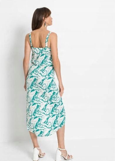 B.P.C asymetryczna sukienka bandeau 40/42.