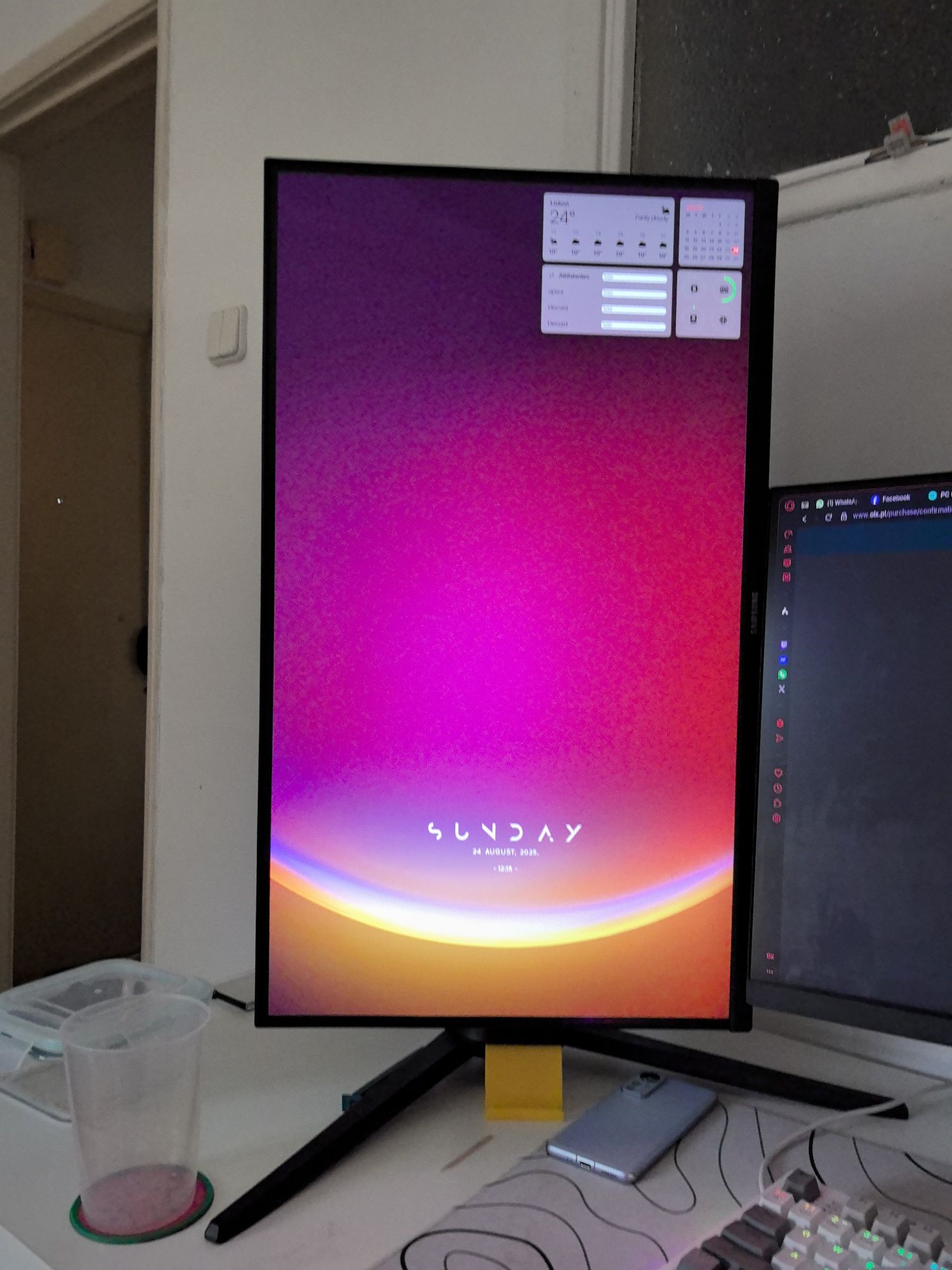 Pc Gaming RTX 3060 Ti e Monitor 144hz - NOVO GARANTIA