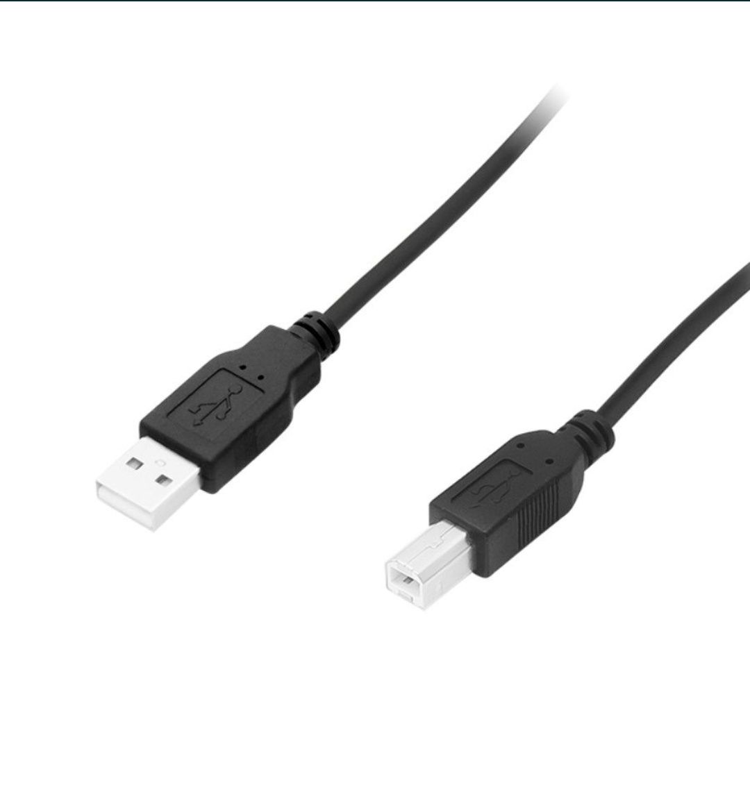 Kabel do drukarki USB 2.0 A-B 1,5m czarny do HP Canon Brother Epson.