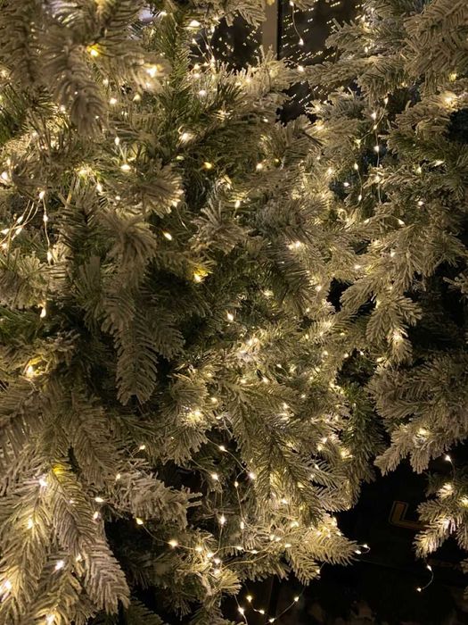 Новорічний декор. Гірлянда мішура, хвойна лапа. Гирлянда для ёлки