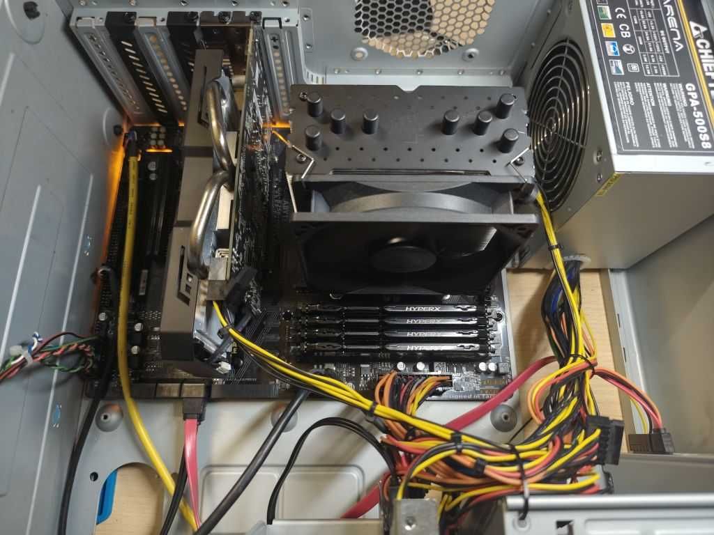 Komputer I5-7400, 16 GB RAM DDR4, SSD 480GB, Radeon HD7790 2GB