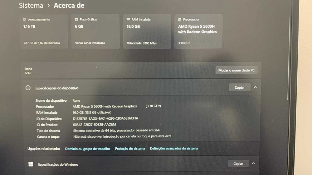 Notebook Lenovo Ideapad Gaming