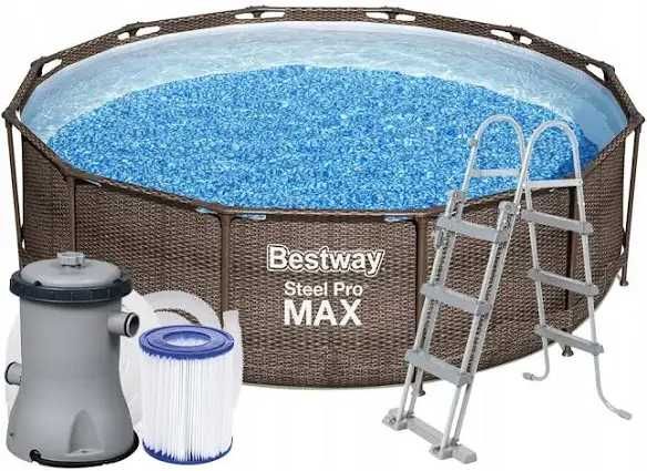 Basen ogrodowy Bestway 366 x 100 – bardzo dobry stan, używany 1 sezon