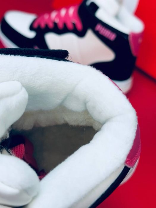 Хайтопы высокие кроссовки Пума зима / женские теплые кроссовки Puma