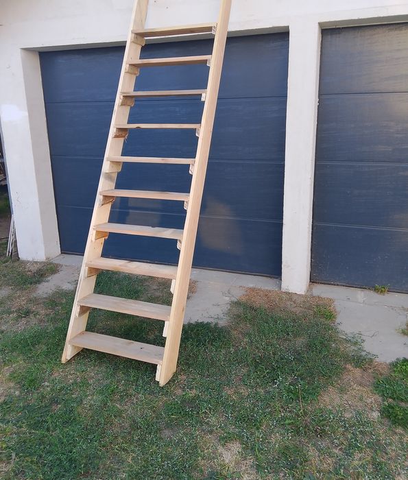 Schody budowlane, garażowe